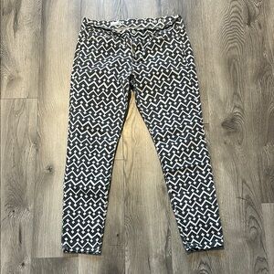 Gap Black and White Patterned pants